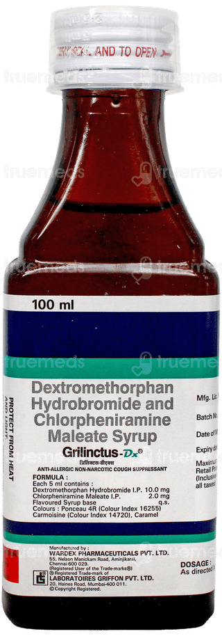 Grilinctus Dx Syrup 100Ml